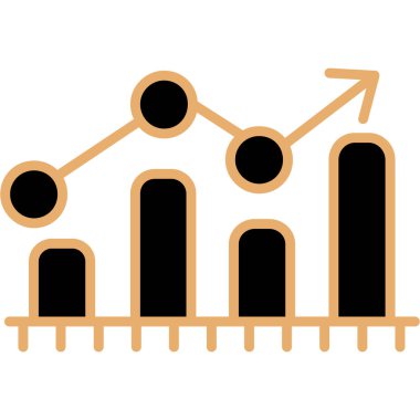 iş büyüme vektör simgesi