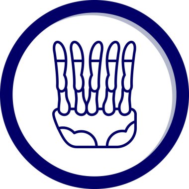 palmiyeli mavi simge