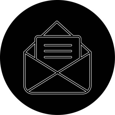 e- posta simgesi vektör illüstrasyonu