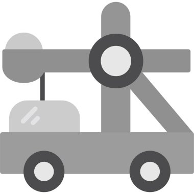 Nakliye. Web simgesi basit illüstrasyon