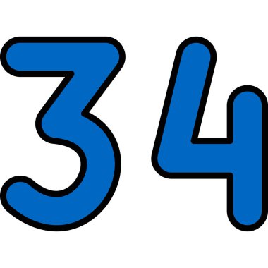 beyaz zemin üzerine beş numaralı