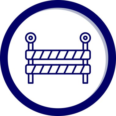 bank vektör simgesi modern basit çizgi çizimi