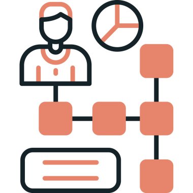 iş yönetimi vektör simgesi