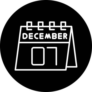 Takvim simgesinin vektör illüstrasyonu