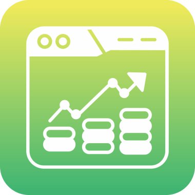 İş simgesinin vektör illüstrasyonu