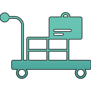 Modern oto tamir simgesinin vektör illüstrasyonu