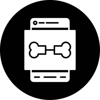 Modern b 'nin vektör illüstrasyonu eksik simgesi