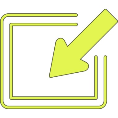 ok simgesi vektör illüstrasyonu