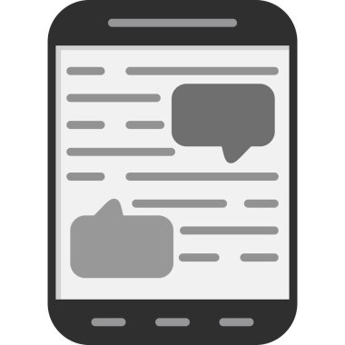 cep telefonu sohbet simgesi