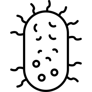 Bakteri simgesi, özet biçimi