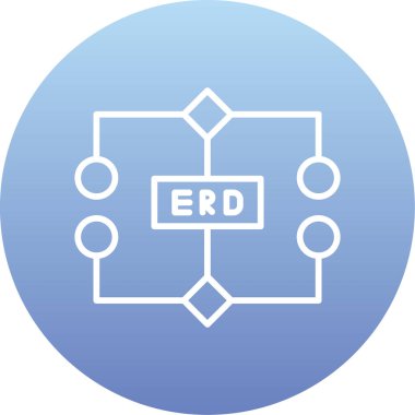 blockchain ikon vektör illüstrasyonu