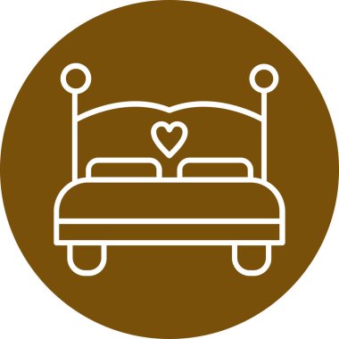 Otel simgesi vektör illüstrasyonu