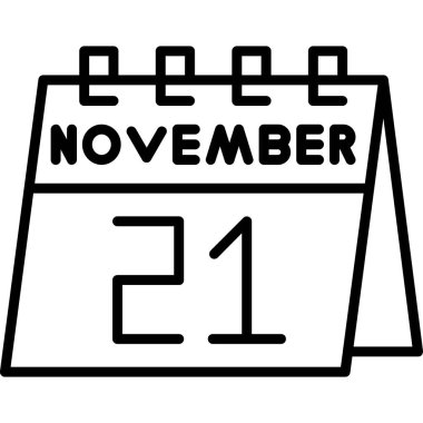 Kasım 2 ve, vektör takvim ikonu tasarımı