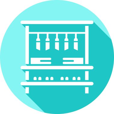 mobilya ikonu vektör illüstrasyonu