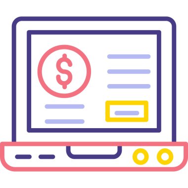 İnternet bankacılığı. Basit resimleme