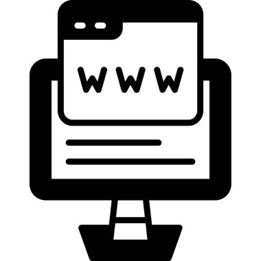 Çevrimiçi Alışveriş Vektörü Kabartma Simgesi Tasarımı