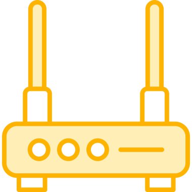 Yönlendirici. Web simgesi basit illüstrasyon