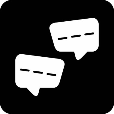 sohbet baloncuğu ileti simgesi