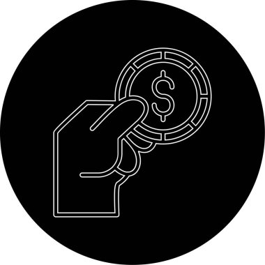 Sikke Simgesi vektör illüstrasyonu