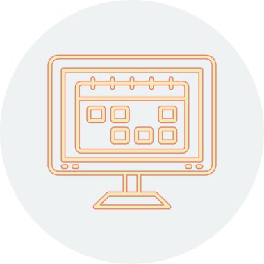 bilgisayar simgesi vektör illüstrasyonu