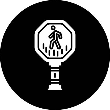 Modern yol simgesinin vektör illüstrasyonu