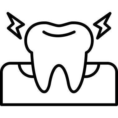 diş simgesi, dış hat biçimi