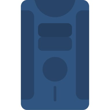 Duş düz vektör simgesi