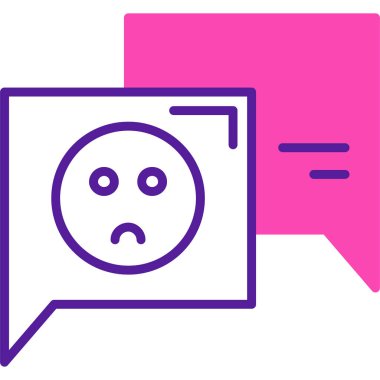 Konuşma baloncukları ikon vektör çizimi