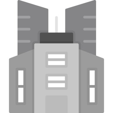 Askeri tank ikonu. Web için askeri tank vektör simgesinin basit çizimi