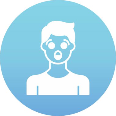 avatar yüz vektör simgesi