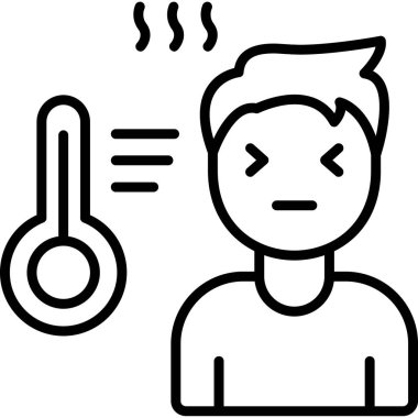 sıcaklık soğuk sıcaklık simgesi