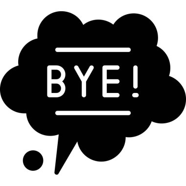 sözcük simgesi ile baloncuk konuşma balonu