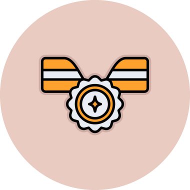 Bir yıldız simgesinin vektör illüstrasyonu