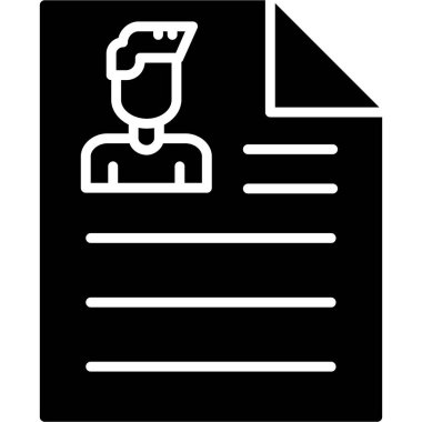 belge simgesi, vektör illüstrasyon tasarımı