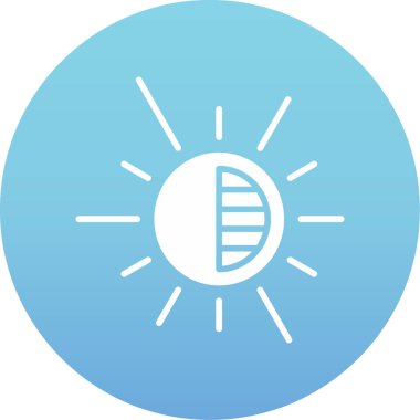 Güneş vektör web simgesi