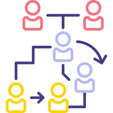 iş insanları vektör simgesi