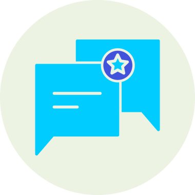 Mesaj var. Web simgesi basit illüstrasyon