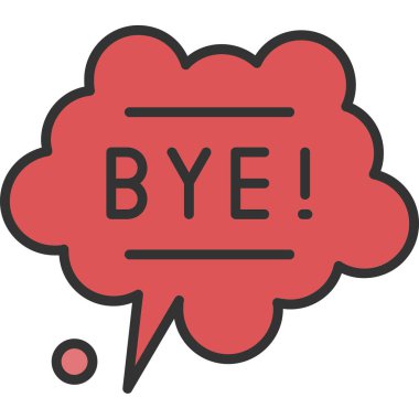 konuşma kabarcığı vektör çizimi