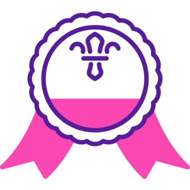 kurdele simgesi vektör illüstrasyonu