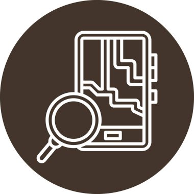 Arama simgesiyle büyüteç