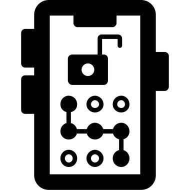 akıllı telefon simgesi vektör illüstrasyonu