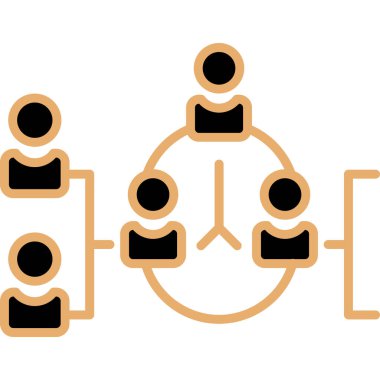 şebeke. Web simgesi basit illüstrasyon