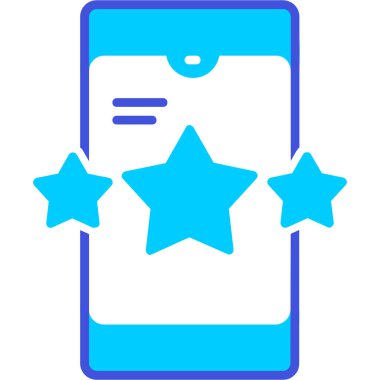 Cep telefonu. Web simgesi basit illüstrasyon