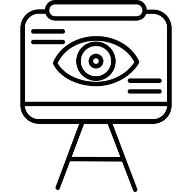 Güvenlik kamerası ikonu. beyaz arkaplanda izole edilmiş web tasarımı için cctv kamera vektör simgesi