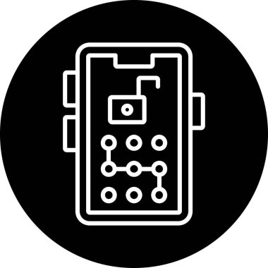 Telefon simgesi vektör illüstrasyonu