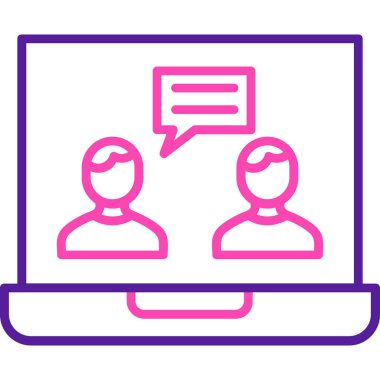 seo modern simgesinin vektör illüstrasyonu