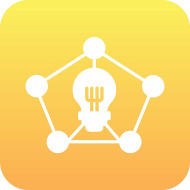 İnsan sembollü bir ampul.