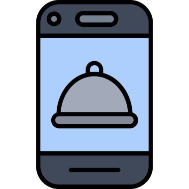 cep telefonu vektör simgesi modern basit vektör çizimi