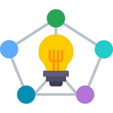 Ampul Simgesi, Vektör illüstrasyonu