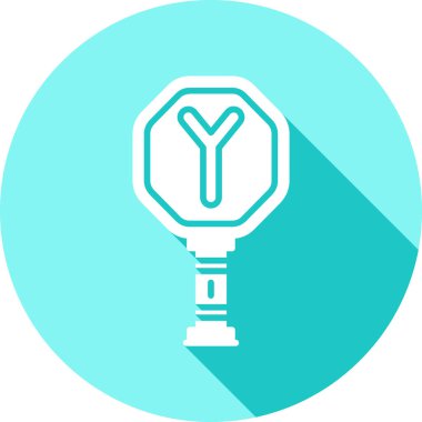 Ampul simgesinin vektör illüstrasyonu